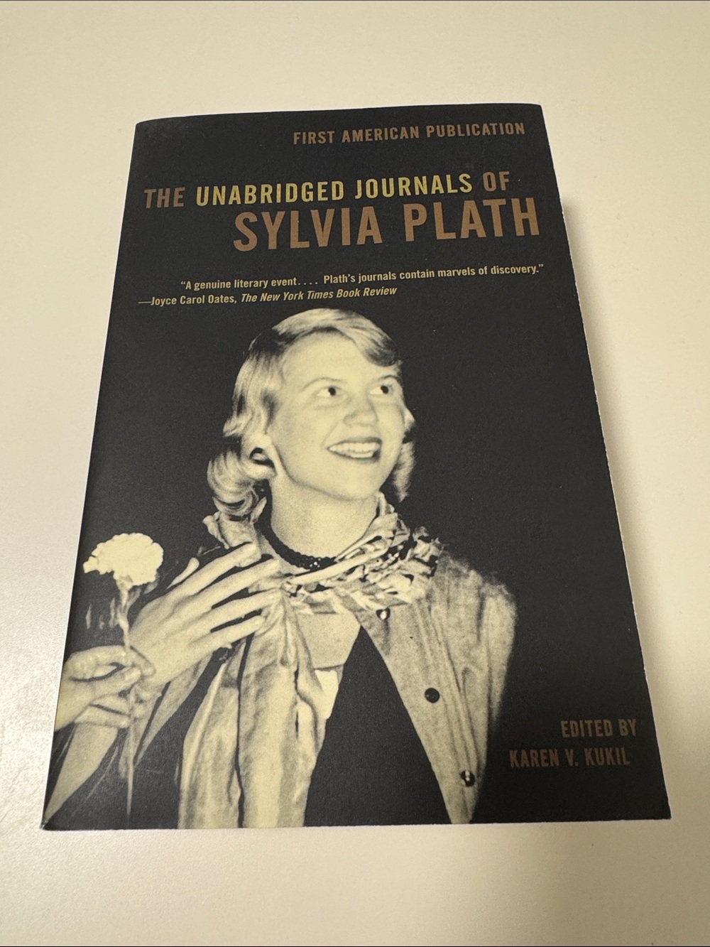The Unabridged Journals of Sylvia Plath - Black & Gold Cover
